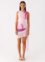 Normandy Mini Dress - Pastel Pink
