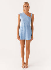 Poppy Mini Dress - Baby Blue
